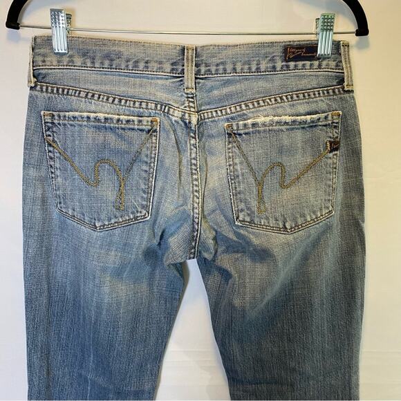 Vintage Citizens of Humanity‎ Kelly #001 Low Waist Bootcut Denim Jeans Size 27 - Picture 6 of 14